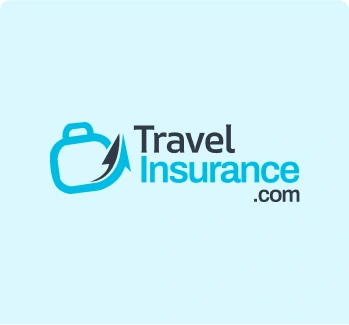 Illustration representing travel insurance coverage like luggage, medical, and flight protection
